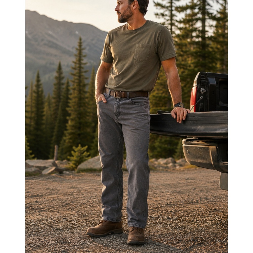 Carhartt Relaxed Fit Rigby Pant 30x32 Shadow Gray Straight Leg Work Pants 102517